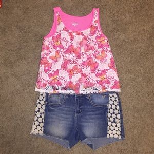 $SOLD$Girls size 14 Lace & Sparkles outfit
